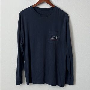 VINEYARD VINES Savannah Blue Long Sleeve T-Shirt
